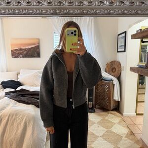 TNA Charcoal Bomber Jacket